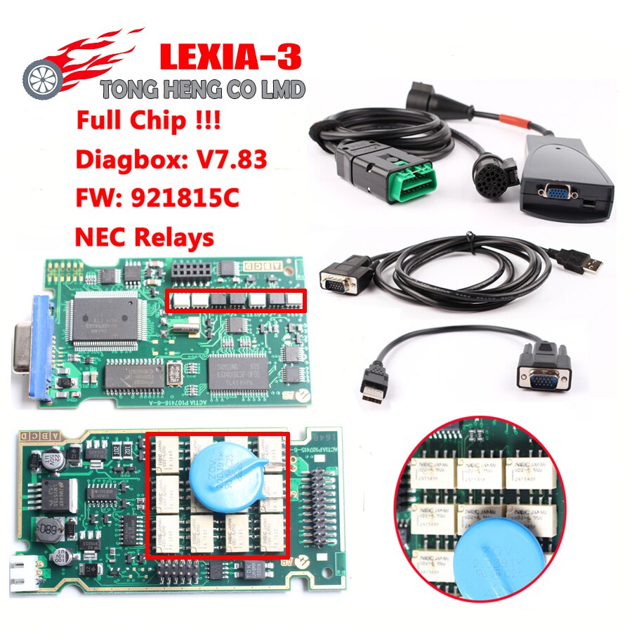 Lexia 3 Ǯ Ĩ Lexia3 V48/V25 ֽ Diagbox V7.83/V9.91 ..